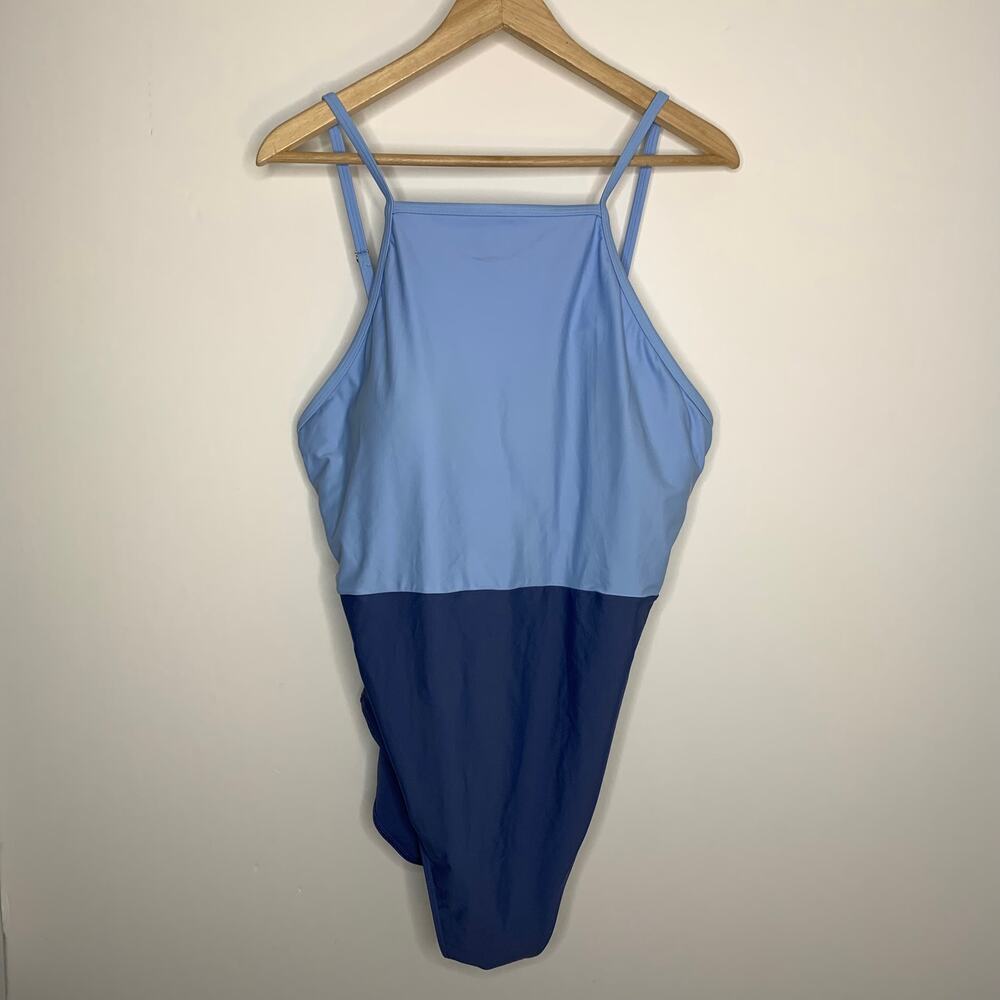 Summersalt The Wave Sky Blue Mountain One Piece Swim Womens 16 - Picture 13 of 15